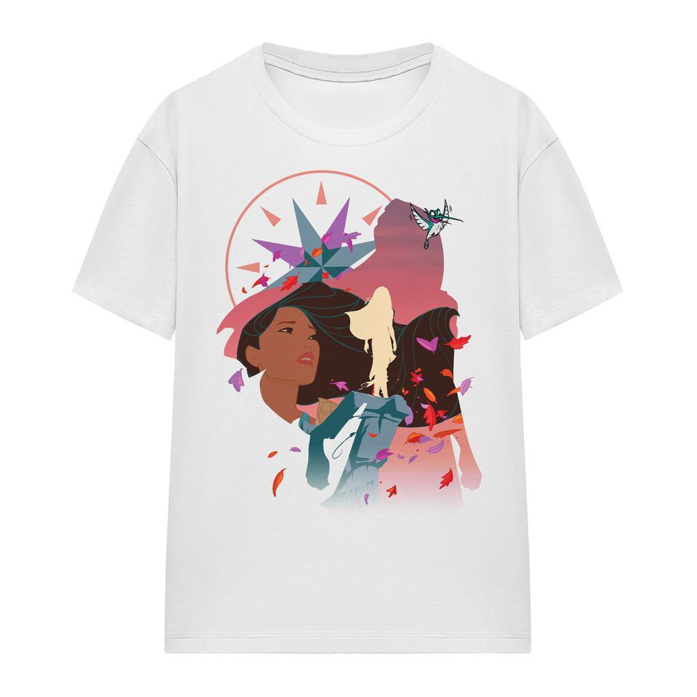 Pocahontas Womens/Ladies Silhouette T-Shirt