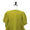 Shiz Madam Women Pearl Side Wave Pleats Blouse T57101