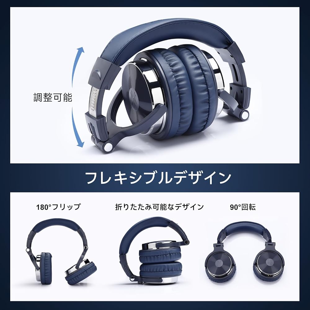 OneOdio Monitor Headphones DJ Headphones Suitable for Studio Recording, Instrument Practice, Mixing, TV Viewing, Movie Watching, Gaming, Etc.