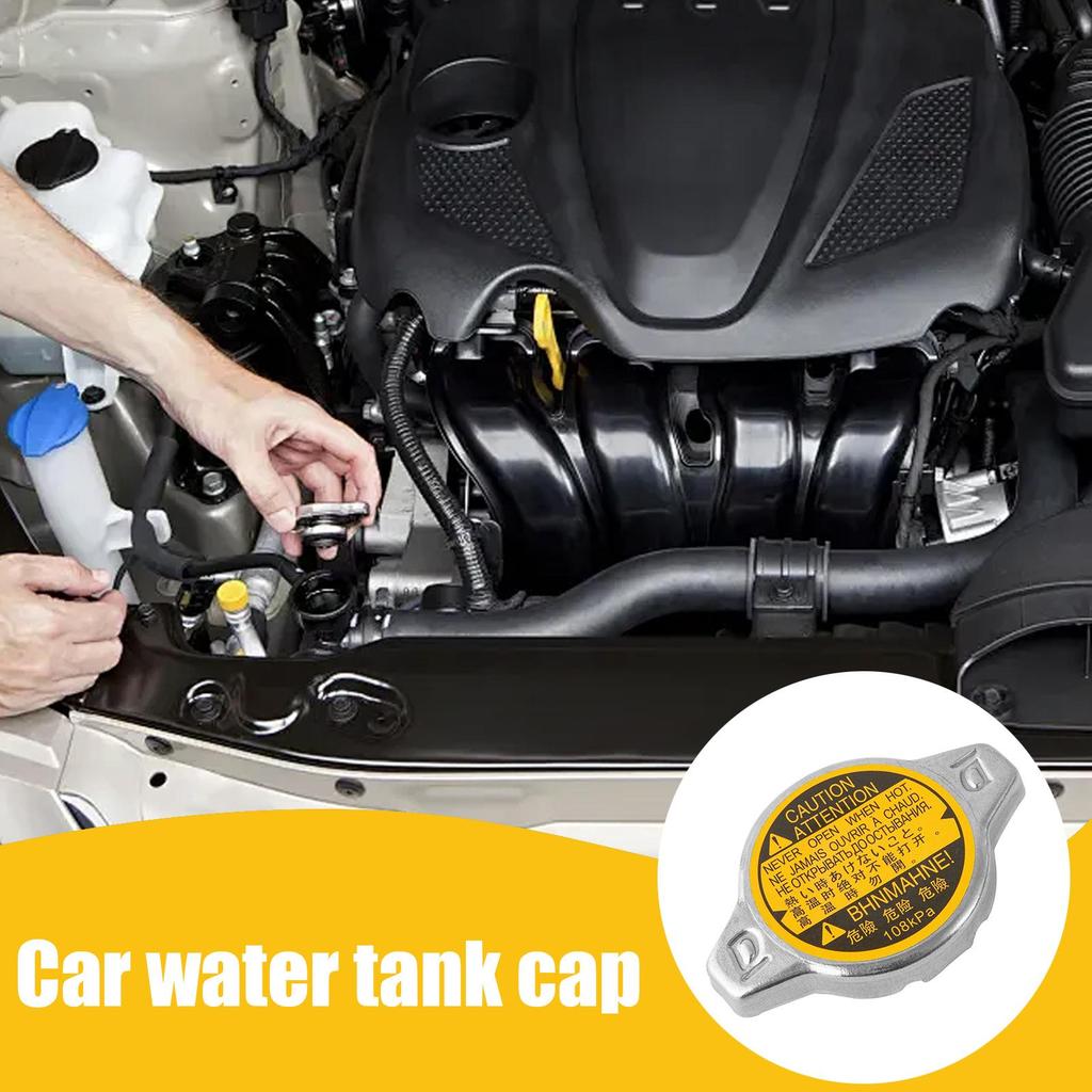Radiator Cover Auto Radiator Cooling Coolant Reservoir Tank Cover Heat Dissipation Vehicle Accessories For Engine Auto Repair