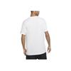 Nike Logo Print Sports Crew Neck Short Sleeve T-Shirt Men Tops White DA8866-100