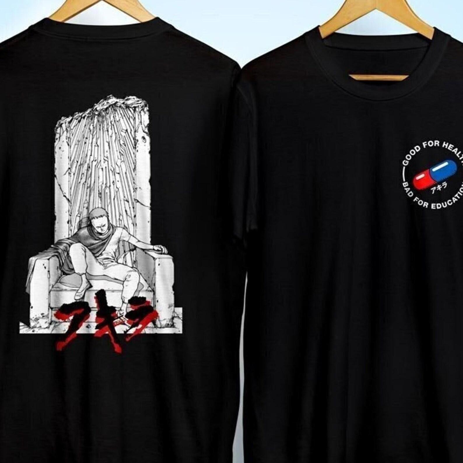 Akira Shirt, Akira Good for Health Bad for Education, Akira T-Shirt, Akira Tee, Akira Clothing, Akira Anime, Anime Tee, Anime Shirt, Tetsuo S