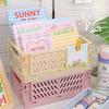 Collapsible Crate Plastic Folding Storage Box Basket Utility Cosmetic Container Desktop Holder Home Use School Desk Storage Box