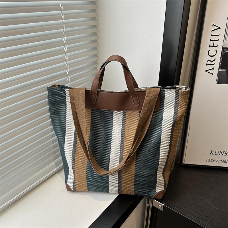 Contemporary Unisex Tote Bag With Dual Shoulder Straps Ideal For Daily Use And Shopping