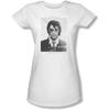 Elvis Presley - Womens Framed T-Shirt In White