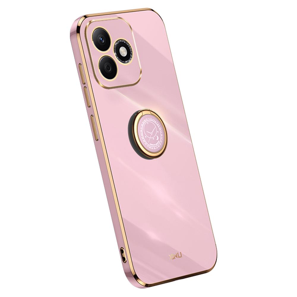XINLI For Honor X60i 5G Case Ring Kickstand Electroplating TPU Phone Cover