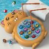 Educational Plate Children's Hamster Fishing Toy Cartoon Mouse Fishing Fish Toy Baby Parent-child Interactive Game Gift
