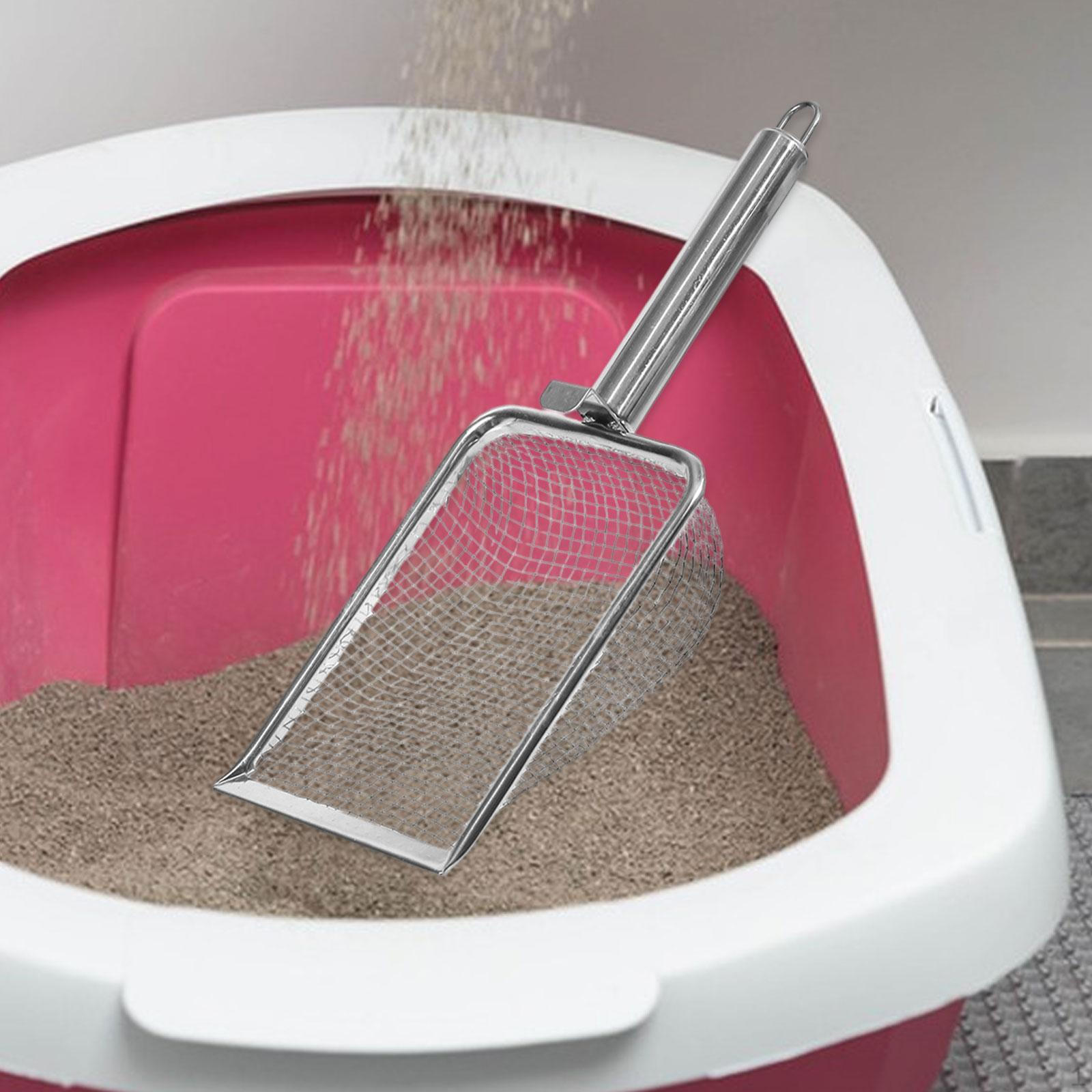 

Совок для кошачьего туалета, сетка для котят, удобный многофункциональный инструмент для уборки отходов домашних животных 4.3mm Holes