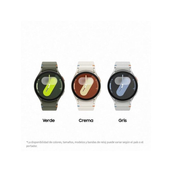 Montre intelligente avec cadran rond de 44 mm Samsung Galaxy Watch7 en argent avec écran tactile de 1,47", connectivité, WiFi 5, NFC