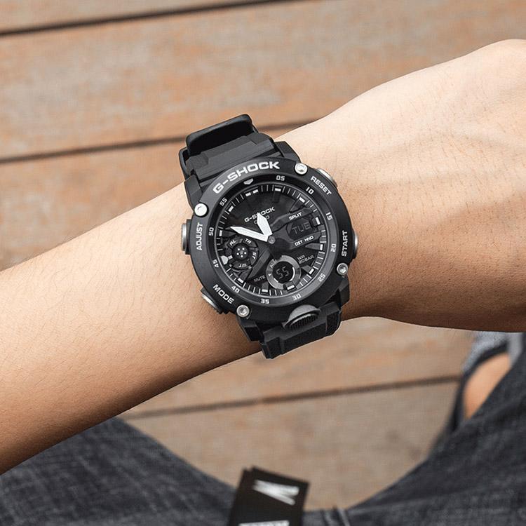 CASIO G-Shock GA-2000S-1APR Black Watch GA-2000S-1APR GA-2000S-1APR