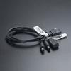 USB C To Double 5.5x2.1mmDC Power Cable 9V 12V 3A For LED Lights Router Fan Speaker Charging