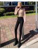 Women's High Waist Stretchy Skinny Black Jeans, Plus Velvet, Thickened, Plus Size, Spring Collection