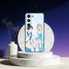 Blue Box Anime Cute Phone Case For Samsung Galaxy A73,A72,A71,A70,A53,A52,A51,Others Soft Black Cover