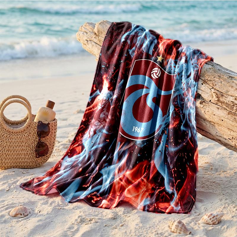 Trabzonspor FC Print Microfiber Beach Towel Quick Dry Absorbent Large Towel For Beach Swimming Travel