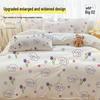 Four-Piece Disposable Hotel Bedding Set: Soft Bed Sheet, Duvet Cover, Pillowcase, Quilt Cover