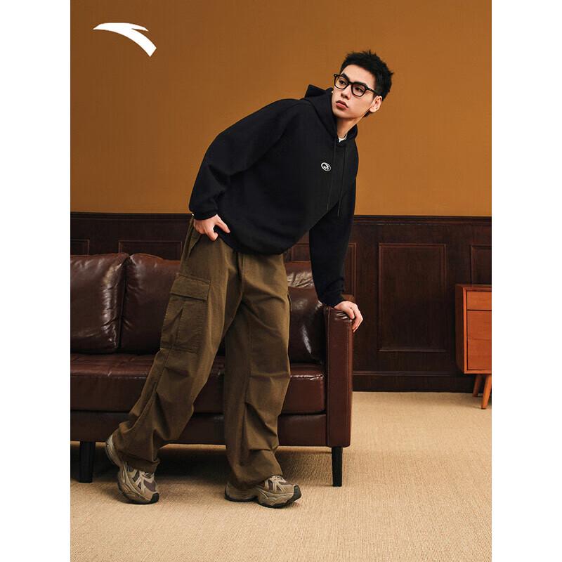 ANTA Unisex Casual Pullover Hooded Sweatshirt M