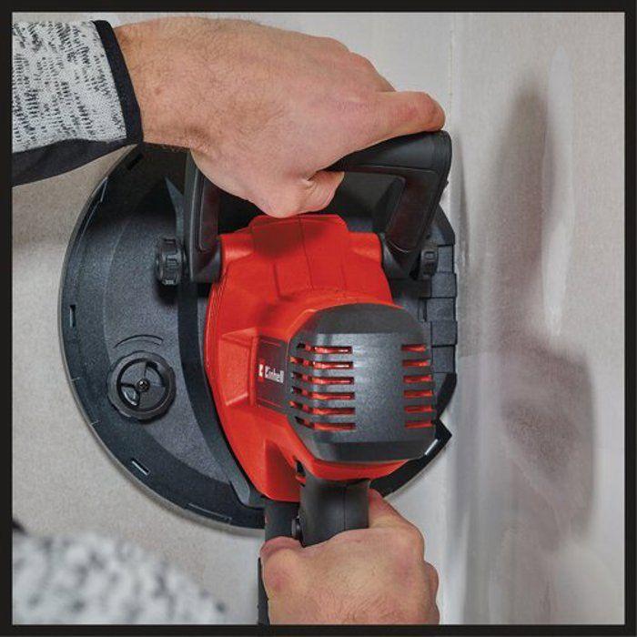 Einhell ponceuse pour plaques de plâtre tc-dws 225 (1 220w) livré avec 6 disques abrasifs de 225 mm
