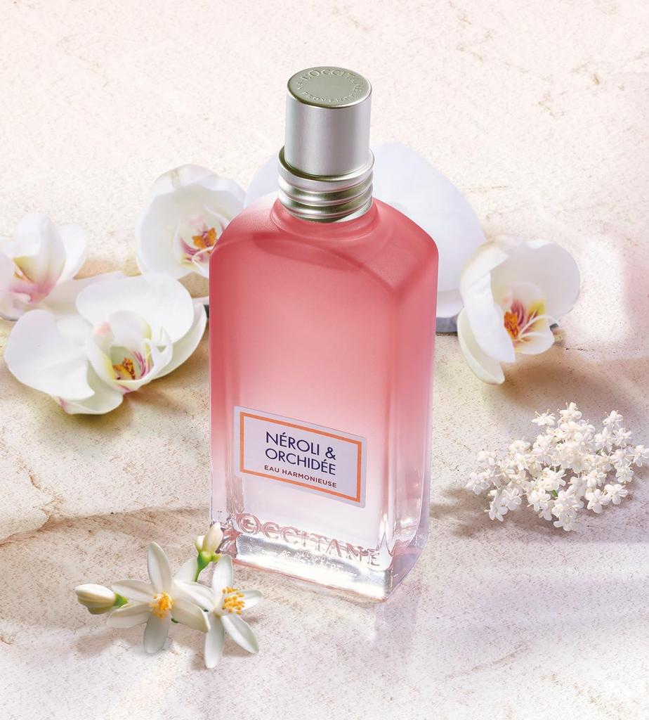 Neroli Orchidee Eau Harmonie Eau de Toilette a popular fragrance for perfect as a birthday or celebration L'OCCITANE 50mL, women, gift.