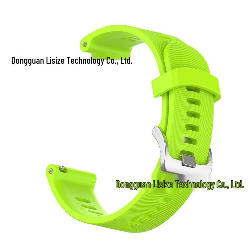 LisiZe Silicone Watch Band Compatible with Garmin Forerunner 245/645, 20MM Official Style