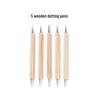 51-Piece Ceramic & Stone Clay Sculpting Tool Set with Round Rods