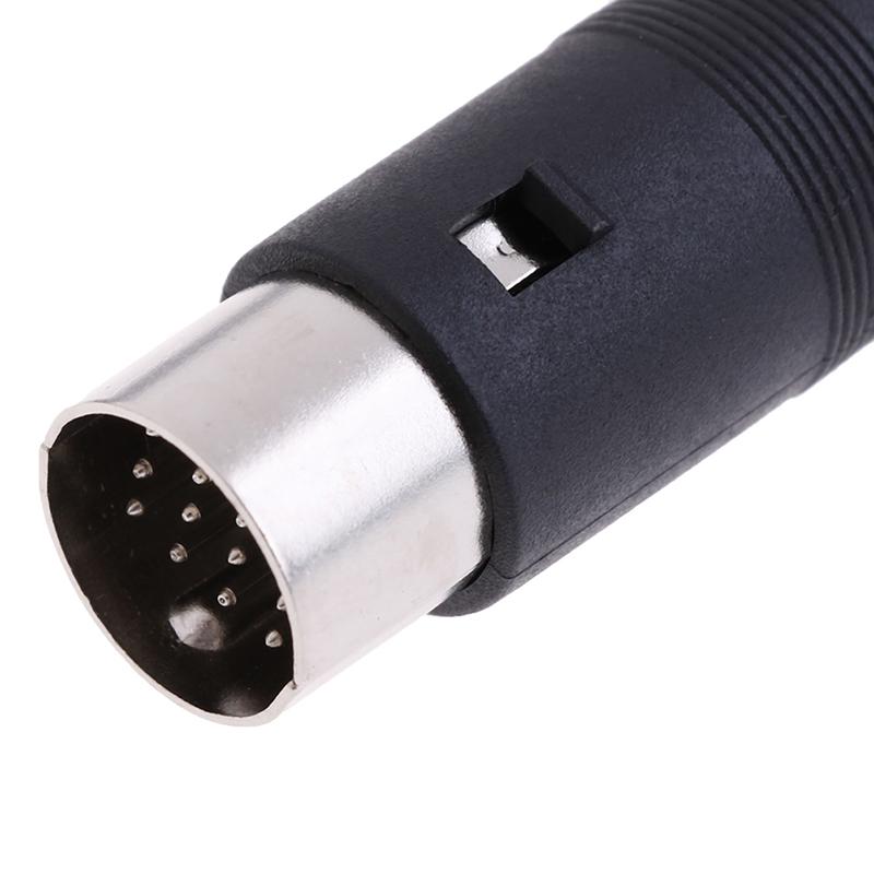 Din Plug 13 Pin Male Inline Audio Adapter Connector for St Kenwood Icom