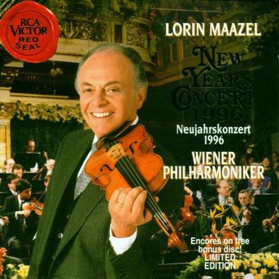 CD MAZZEL; VIENNA PHILHARMONIC - New Year's Concert 1996 09026684212 RCA Victor Red  1996 Non Japan Classical Used