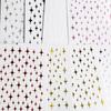 Popular Multi-color Star Nail Art Stickers: DIY Laser Gold & Silver Wearable Adhesive Decals