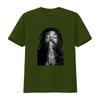 Streetwear Black White Praying Dreadlocks Rasta Unisex Portrait Print Casual T Shirt vintage Washed Comfortable Slightly Stylish