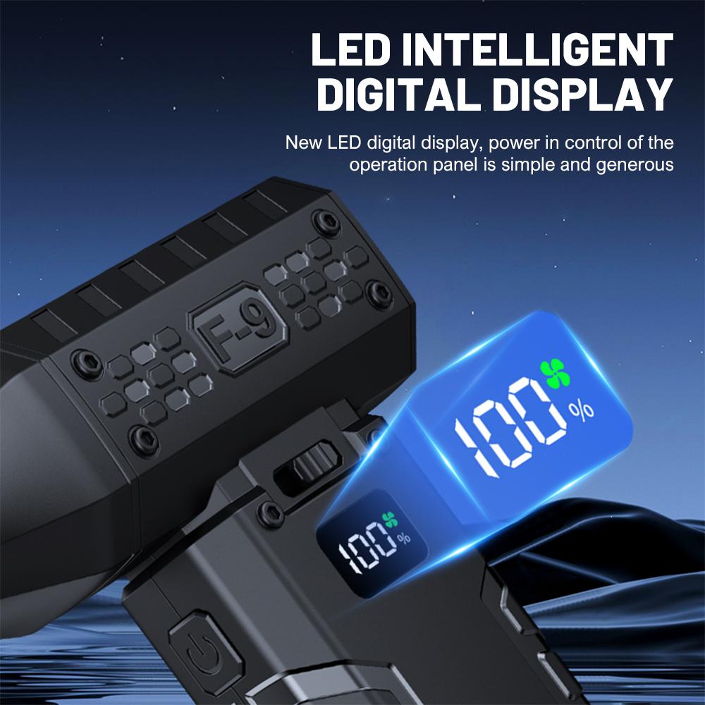 160000 RPM 6000mAh Pocket Dust Blower Mini Turbo Fan Rechargeable 52m/s Turbo Violent Fan Powerful Blower for Cleaning