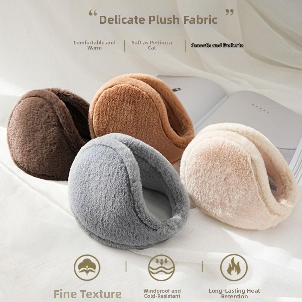 Thicken Windproof Earmuffs Autumn And Winter Keep Warm Plush Ear Muff Ear Warm Protector Outdoor Cycling Warmer Soft Ear Muffs