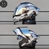 Motorradhelme Doppelvisier Modularer Klapphelm DOT-geprüft Integralhelm Motorrad-Rennhelm Klapphelm für Motorrad