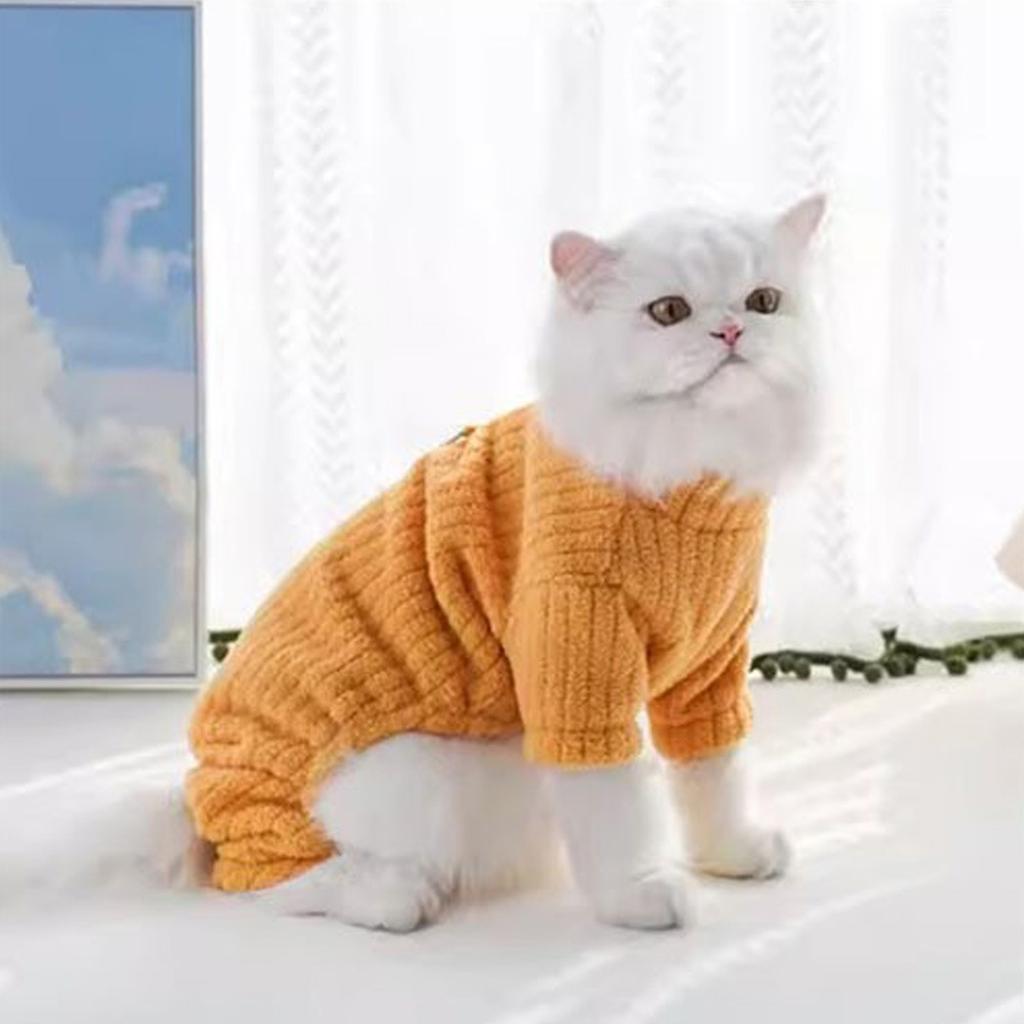 Combinaison d'hiver en peluche pour animaux de compagnie, combinaison chaude pour chien, salopette tendance pour chiot, pyjama mignon et doux, combinaisons, tenues pour animaux de compagnie, vêtements pour chien Chihuahua