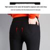 Hohe Taillen Dicke Schwarze Plus Size Leggings für Damen - Schlankmachende Skinny Hosen für Herbst/Winter