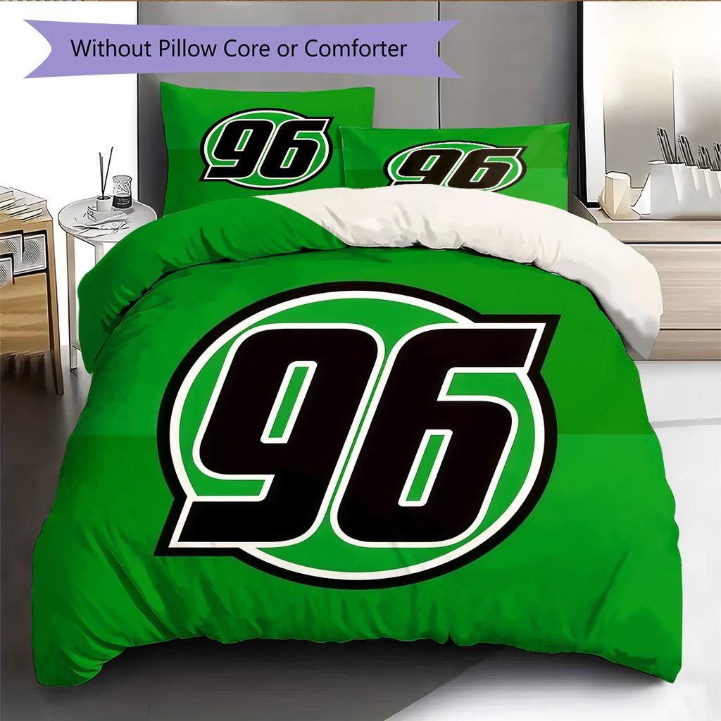 Hannover Football Club Pattern Bedding Quilt Set Home Decoration Gift (1 * Duvet Cover + 2 * Pillowcase Without Core)
