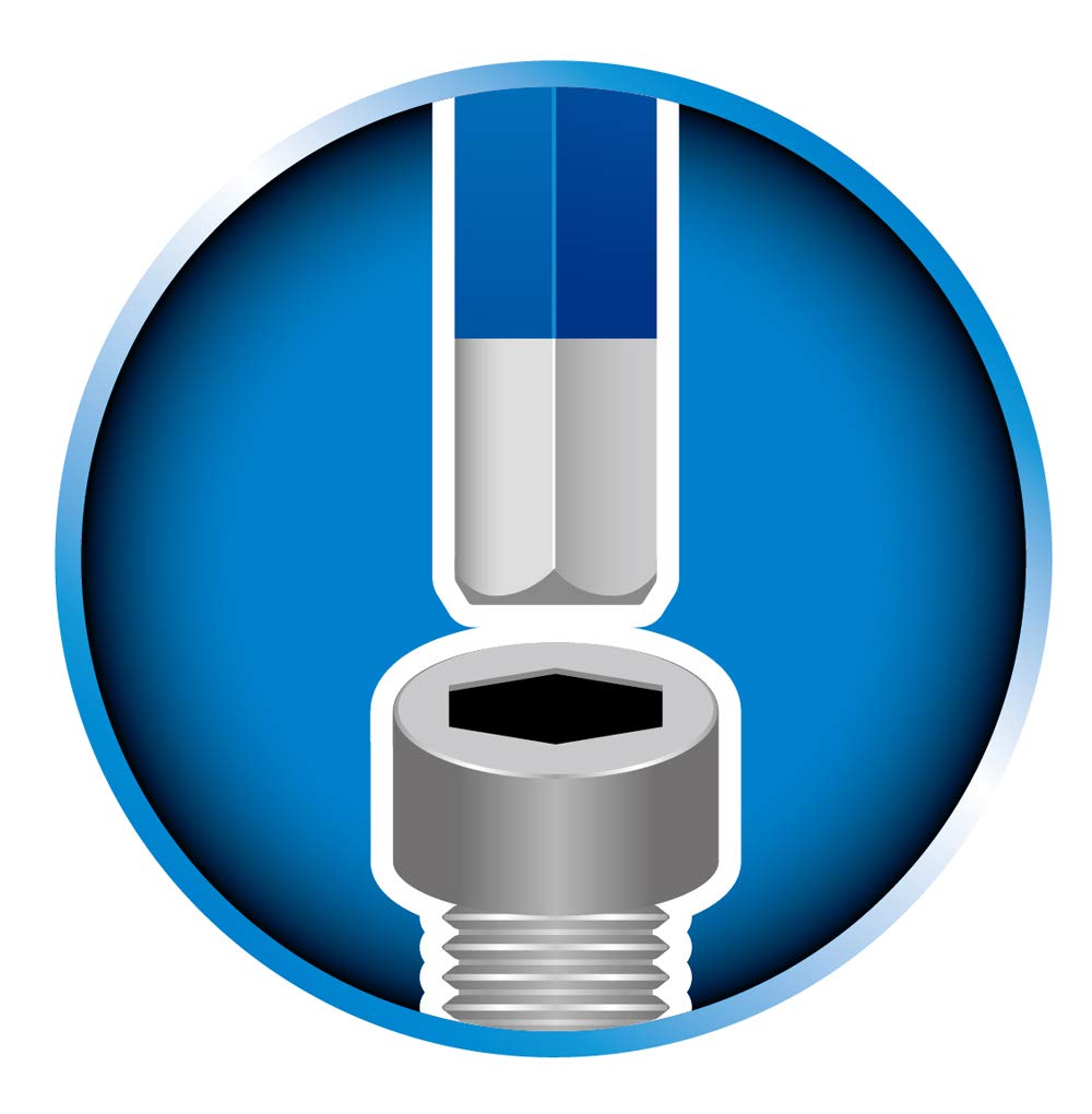 Takagi HANDIWORK Color Coated Hex Key 100 Wrenches, Blue, 9-Piece Set, No.