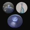 B0KB 100 Pcs Clear Suction Cups Without Hooks PVC Plastic Sucker Utility Sucker Pads