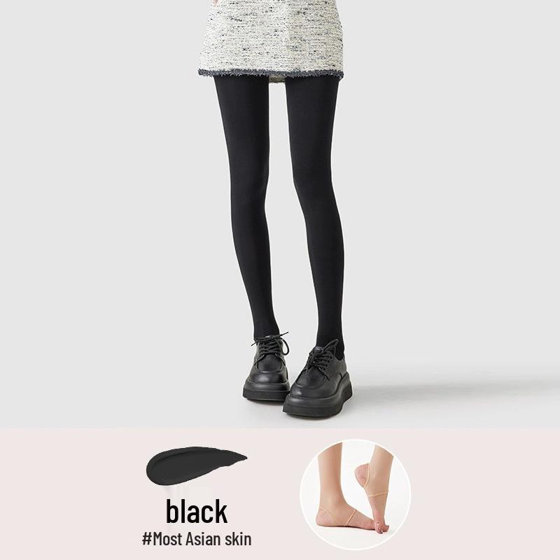 

Женские чулки из обнаженного бархата: Весна/Осень, Плотные, Супер Натуральный Телесный Цвет Леггинсы, Цельные Колготки 80D Slightly Transparent (20-25°C)