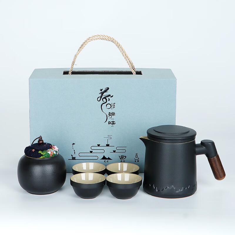 

Cha Xun Rough Pottery Travel Tea Set
