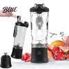 Mini Fruit Juicer Bottle for Daily Nutrition Portable Blender Cup USB Fast Charging Personal Size Juicer 600ml Capacity Compact Kitchen Stainless