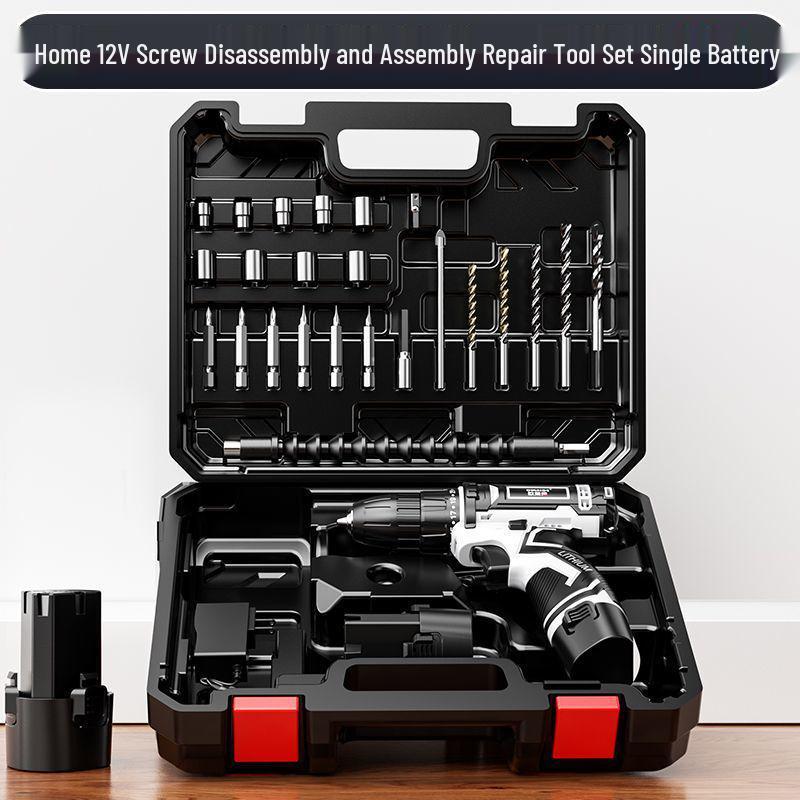 Oulide Rechargeable High-Power Wireless Handheld Drill & Multifunctional Electric Screwdriver