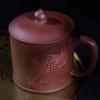 Handmade Yixing Zisha Lidded Lotus Teacup