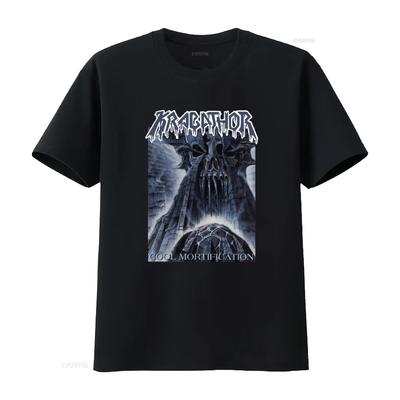 Nowa Koszulka DTG Krabathor Fajny Mortification Gotycki Wzór Czaszki Rozmiar S 7XL vintage Prana Wygodna Codzienna Unisex Rozciągliwa