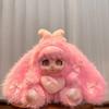 Bag Charm Vinyl Face Plush Toys Stuffed Animal Bunny Bag Pendant  Backpack Decoration