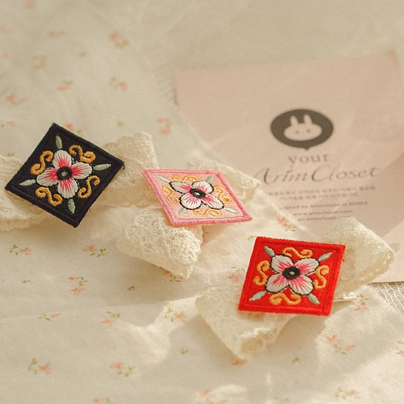 

arimcloset Princess Mama - 3-color holiday hairpin red princess mama