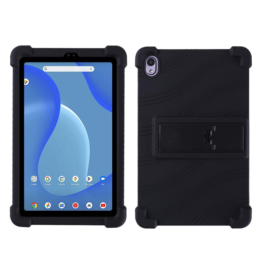 For Walmart Onn 7 inch Tablet Gen 4 (2024) Silicone Case with Kickstand Rugged Protective Cover