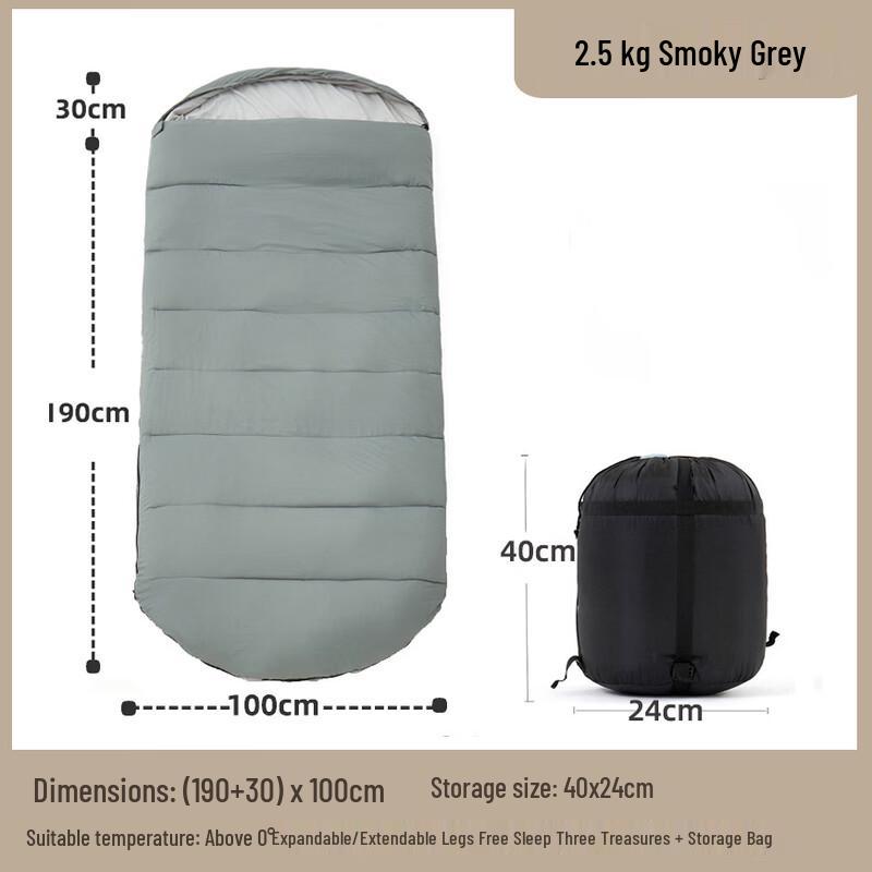 OLOEY Adult Outdoor Winter Sleeping Bag
