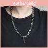 Jewelry Black Forest Necklace With Titanium Chain For Couples Female Decoration
