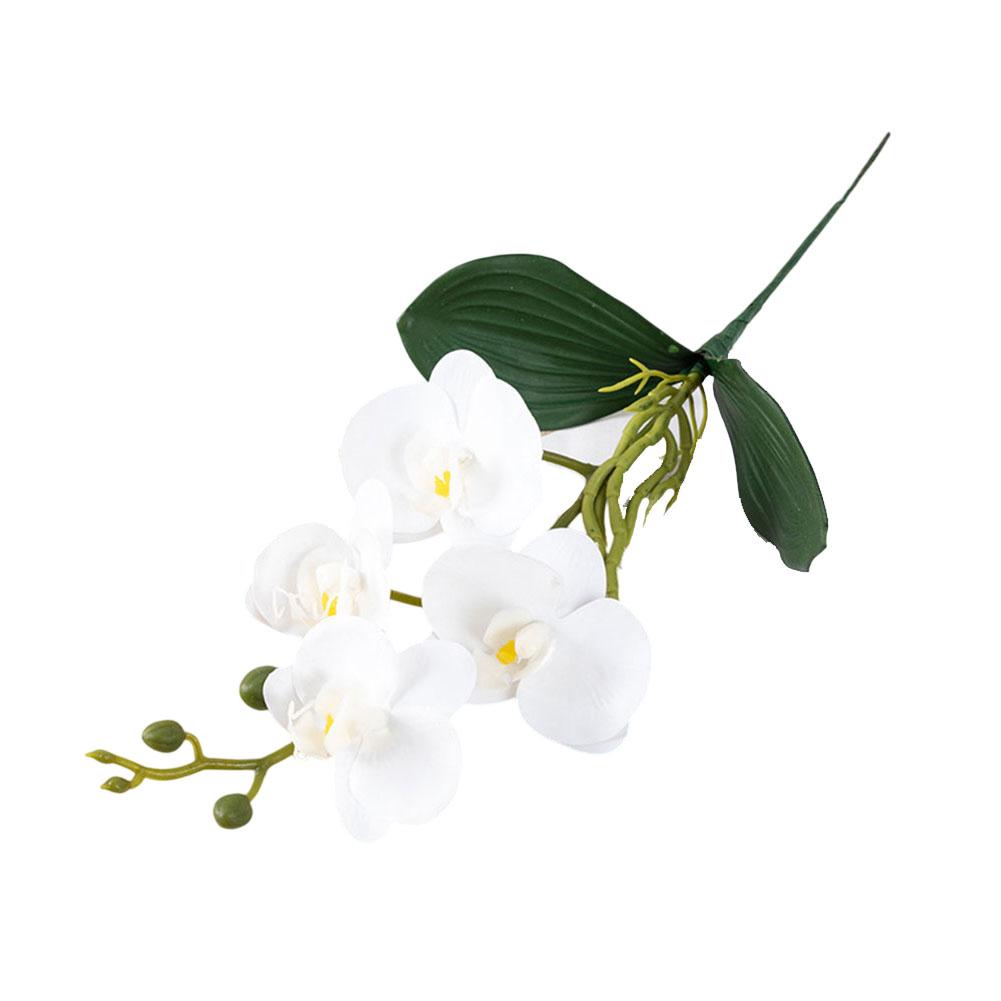 Ручная работа Искусственный Фаленопсис DIY Симуляция Цветка Цветочная Композиция White