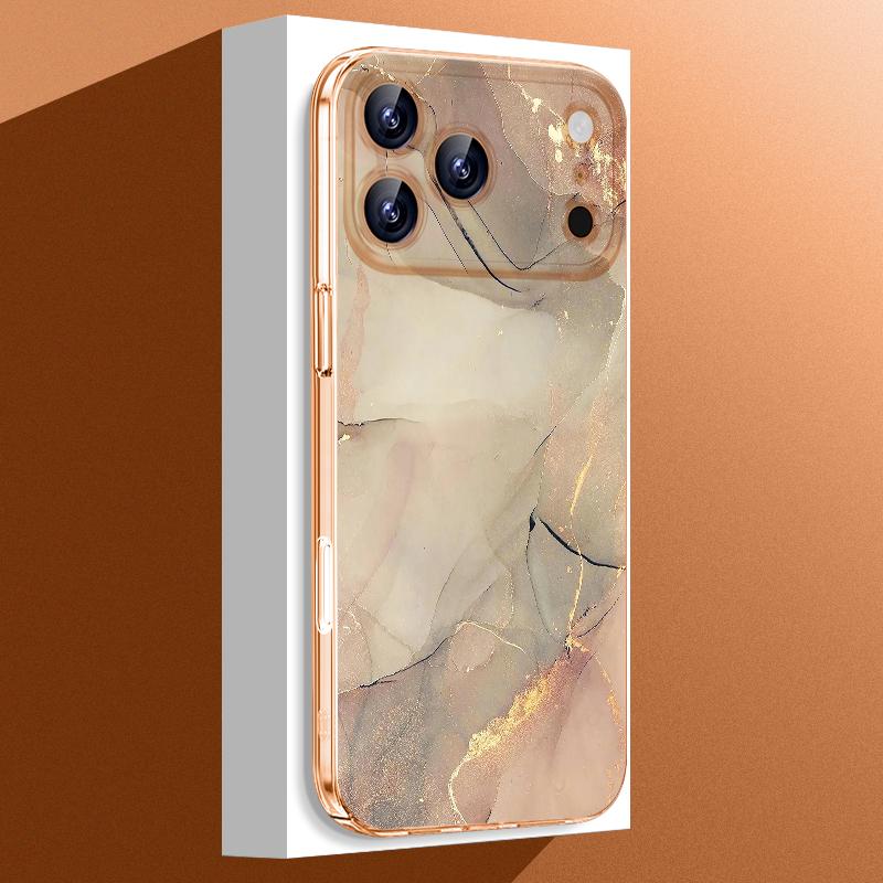 

Marble Pattern Pattern Transparent Phone Case For iPhone 17 16 15 14 13 Pro Max 17 Pro 11 Crystal Clear Shockproof Hard PC Cover iPhone17