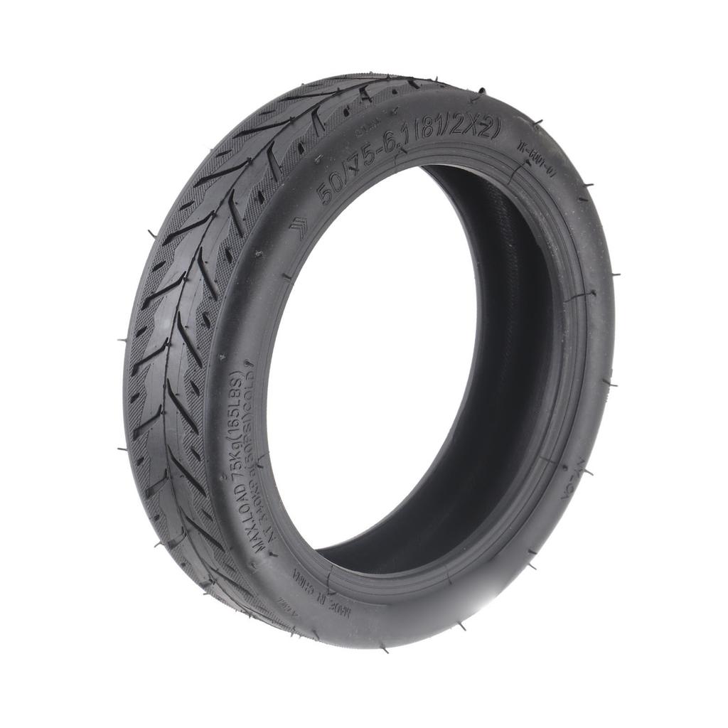 50 75‑6.1 Electric Scooter Tire Rubber Grooves Excellent Grip Shock Absorption Electric Scooter Parts